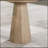 Unique Cone Base Pedestal Round End Table-1645455760