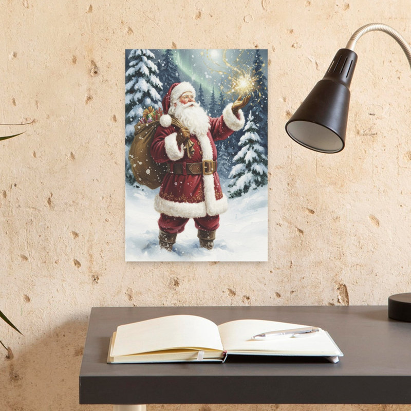 Santa's Winter Magic by Andreas Magnusson - Wrapped Canvas Print, 45.72 cm H x 30.48 cm W
