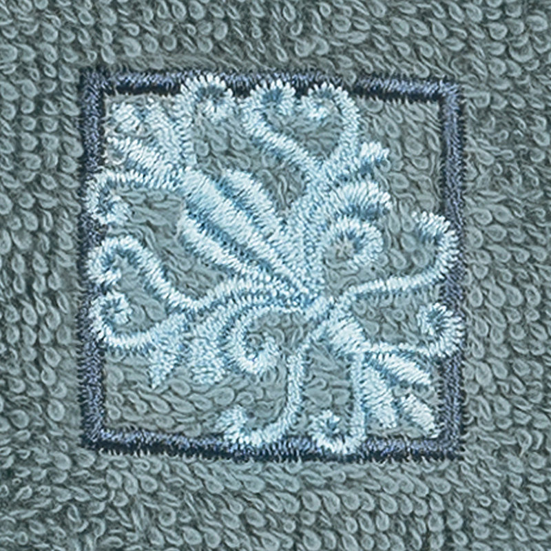 Essuie-mains en coton turc Vivian, Bleu sarcelle