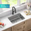 Dex™️ Series KRAUS 25" L Undermount 16 Gauge Stainless Steel Single Bowl Kitchen Sink