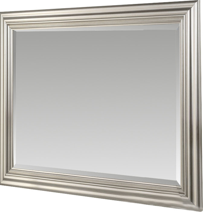 Burdick Composite Rectangle Wall Mirror, 72.5cm H x 100.5cm W
