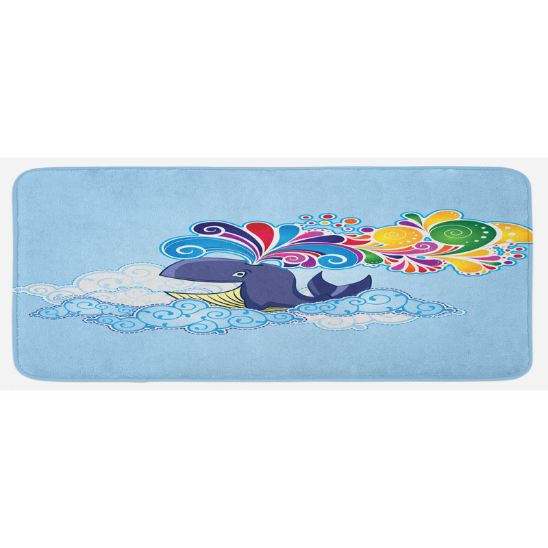 Tapis de cuisine baleine