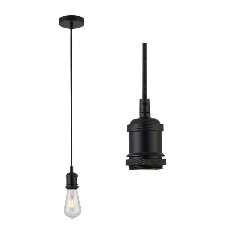 Filley 1 - Light Black Dome Pendant, Cream