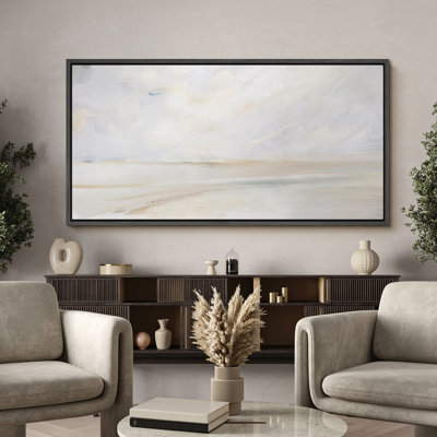 Tranquil Beach, paysage côtier, art moderne