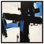 Décoration murale moderne en toile Blue Streak II par Art Remedy
