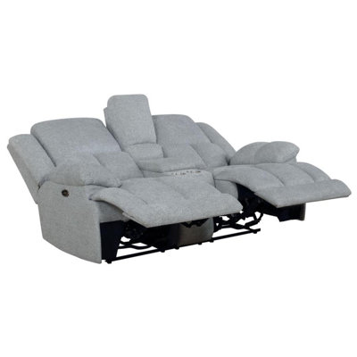 Daxin Upholstered 75.5'' Power Reclining Loveseat