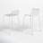 Trenton Powder Coated Steel Outdoor Stool-306641989-306641994