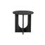 Ensemble de tables 3 pièces de style contemporain 1 table basse ronde 2X