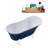55.1'' x 26.8'' Soaking Acrylic Bathtub-76640526-90764604