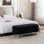 Banc de rangement en tissu pour chambre Atiksh