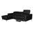 Amorian Leather Reclining Corner Sofa-801784028-801784029