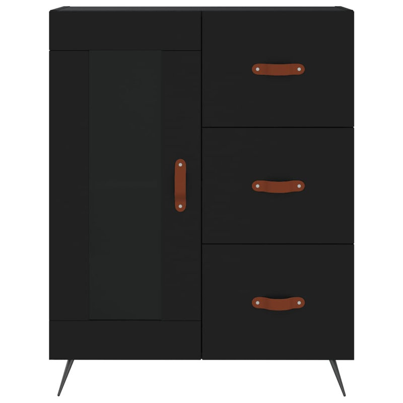 Marieda 1 - Door Rectangle Accent Cabinet, Black