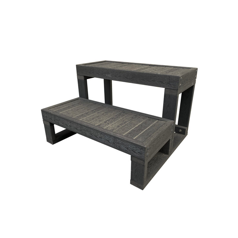 Westview Manufacturing 21'' D Hot Tub Step in Gray
