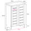 12 Pair Shoe Storage Cabinet-1856579393