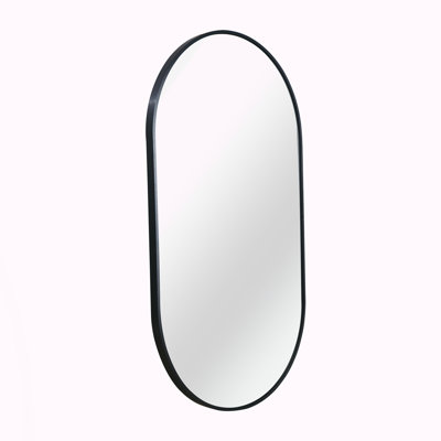 20 x 33 Inch Metal Oval Mirror