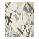 Scandinavian Wool Geometric Area Rug
