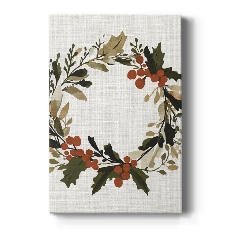 Art des Fêtes de Noël - Toile tendue avec châssis CMX, H 18 po x l 12 po