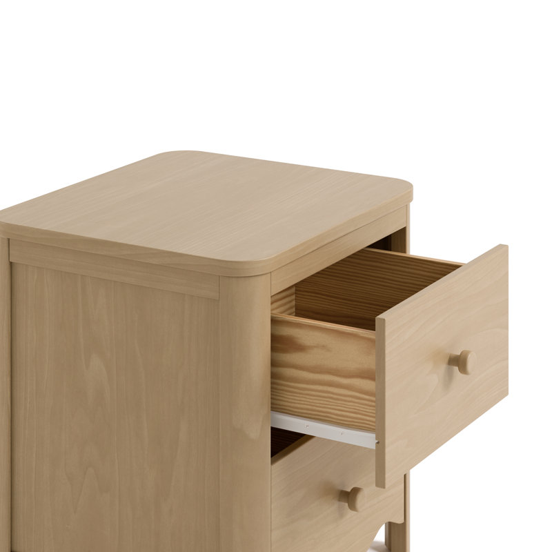 Casablanca 2 Drawer Nightstand, Driftwood