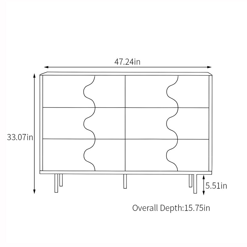 Sofa side cabinet multi-functional drawer cabinet