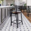 Tabouret de comptoir en métal Commercial-2060091540