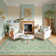  Floral Washable Rugs Non-Slip Ultra-Thin Soft Area Rug Vintage Botanical Print Carpet