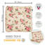 Set Of Two Rose Square Seat Cushions-1904791231