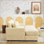 Canapé modulaire moderne, housses de coussin en velours côtelé 2 pièces, housses de canapé souples et extensibles avec coussins 2 pièces-106872801
