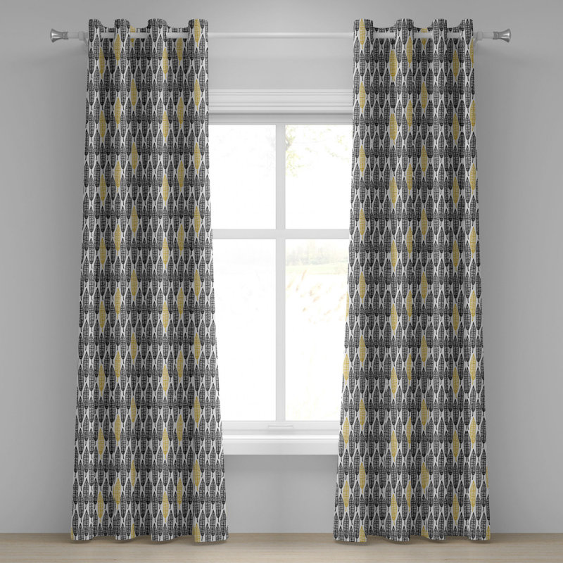 Sateen Blackout Curtains / Drapes Pair, 50" W x 84" L