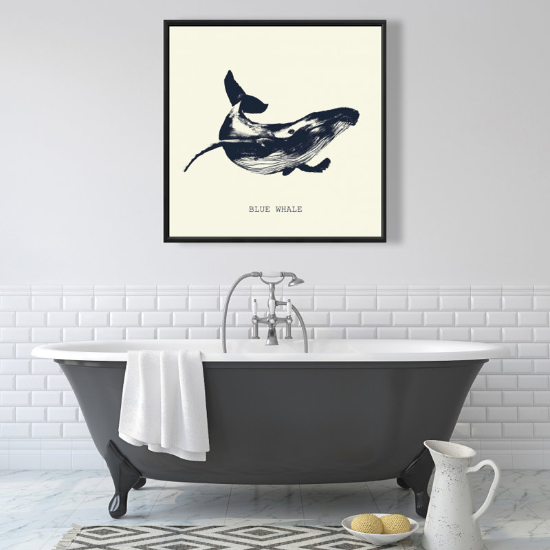 Baleine bleue, reproduction sur toile