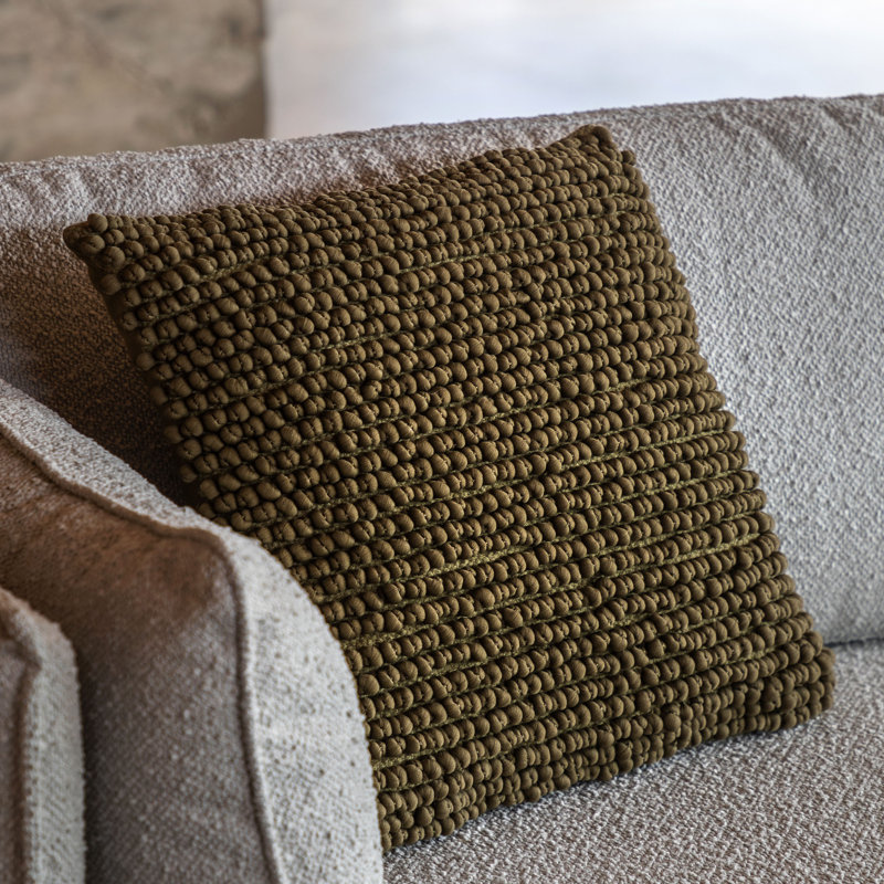 Square Throw Cushion, Green