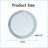 Crystal Crush Diamond Sparkly Round Mirror For Wall Decoration
