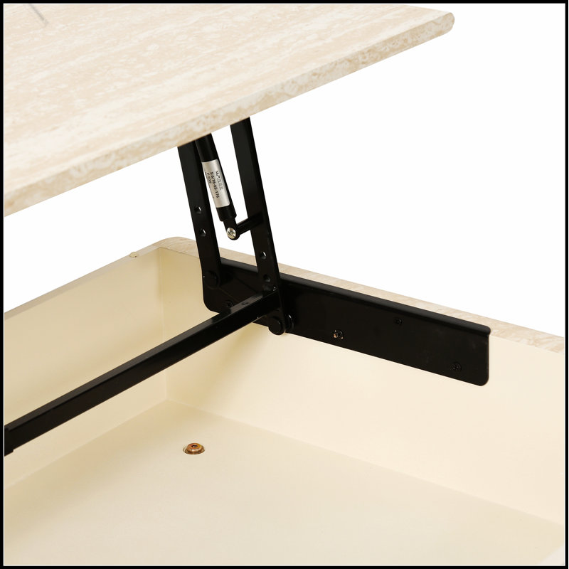 Table basse à plateau relevable, bureau en bois extensible moderne avec rangement dissimulé et conception ergonomique