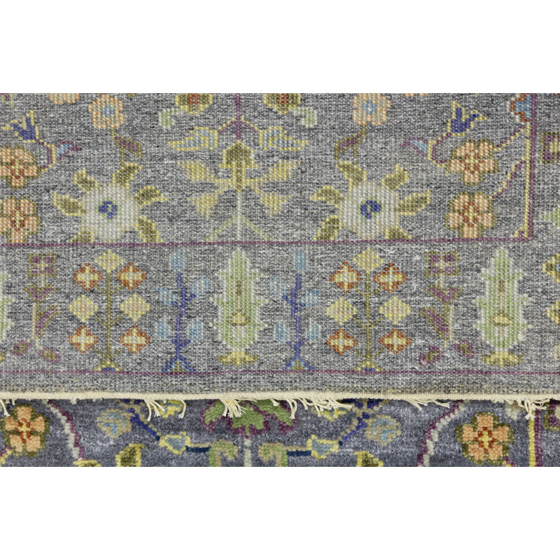 Tapis de couloir oriental Oushak Chobi, Rectangle 2 pi 5 po x 5 pi 11 po 