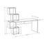 Francella Desk - Modern Asymmetric Design with Ample Storage-24070052