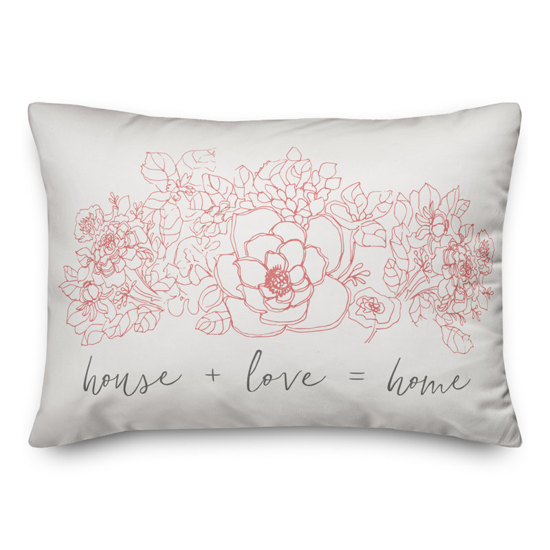 Housse de coussin rectangulaire et insert