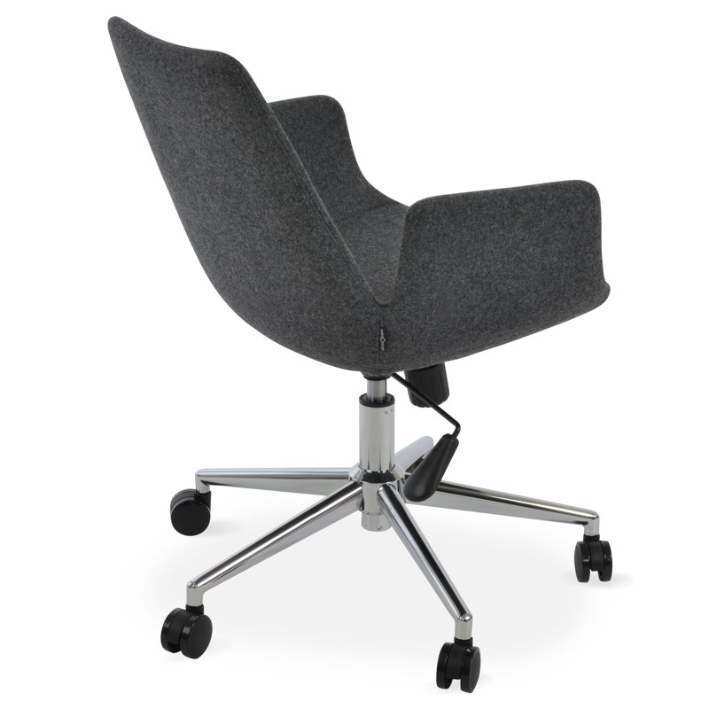 Eiffel Arm Task Chair, PPM, Gray