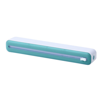 Plastic storage cutting box Plastic Wrap Dispenser With Cutter,Household Suction Cup Cling Film Cutter Magnetic Adjust-able Cling Film Divider