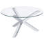 Sculptural Glass Top Coffee and End Table Set