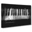 Broken Piano Keys - Wrapped Canvas-55362978