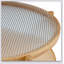 Table basse en forme d'échelle de style rétro avec base en panneau de fibres à densité moyenne durable pour le bureau, la salle à manger et le salon