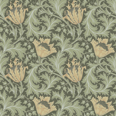 Anemone Floral Wallpaper
