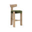 Horton Upholstered Stool with Solid Wood Frame