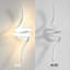 Wall lamp indoor LED wall light modern: wall lamp for staircase hallway living room bedroom balcony design aluminum wall lighting - 7W warm white 3000K-1706897712