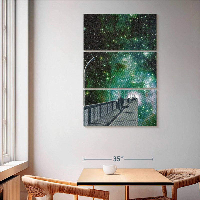 Kelan Cosmic Portal, 65" H x 42" W