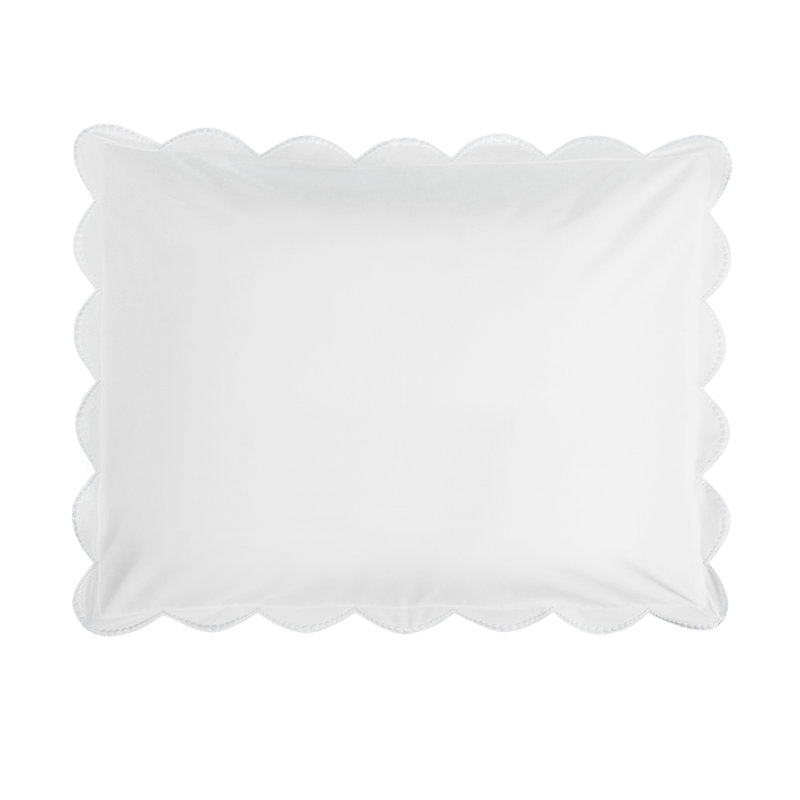 Nazaré 100% Cotton Percale, Shams, white/ white, King