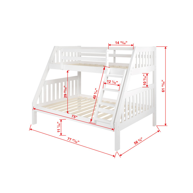 Coverty Twin over Full Bunk Configurations Bed