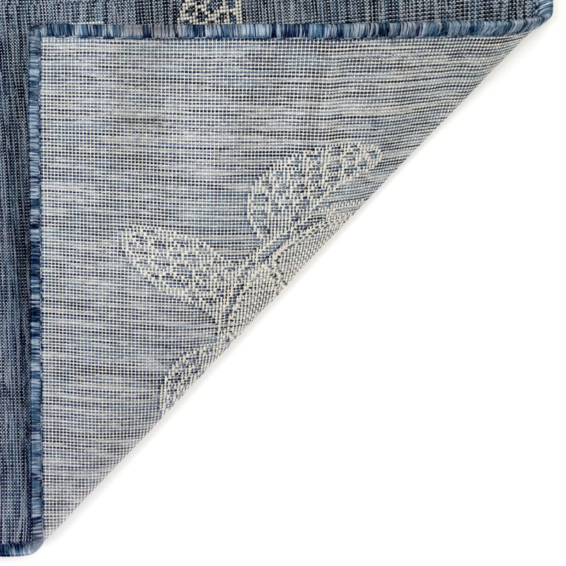 Power Loom Polypropylene Navy Rug