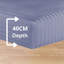 200 Thread Count Striped Microfiber Fitted Sheet-114286604-114286597