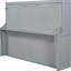 Grand lit gris avec charnières de bureau hydrauliques, peu encombrant, construction, fonction de rangement pour matelas, système de pliage de sélection de 10 pouces, petites maisons, structure de 600 lb, fonction, convenable-129632292-129632295
