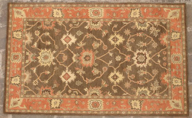 Mowbray Wool Oriental Indoor Rug, Square 1'6"
